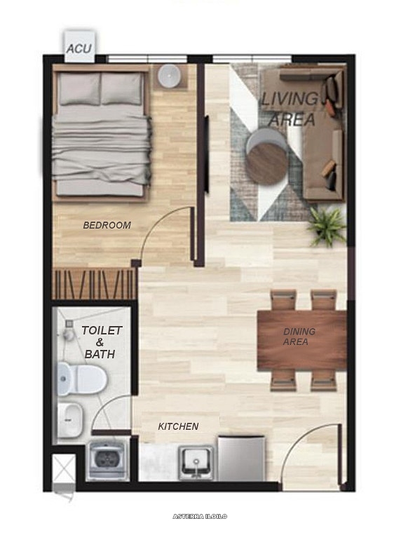 Asterra Iloilo Condo Unit Floor Plan Asterra Iloilo