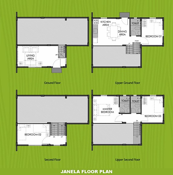 Janela Floor Plan House and Lot in Naga